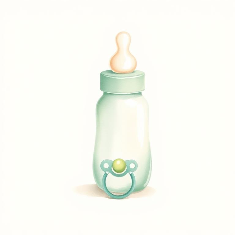 Baby bottle and pacifier